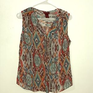 !!!Ultra Flirt short sleeve shirt size S